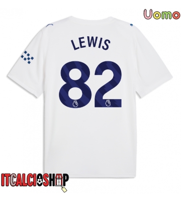 Manchester City Rico Lewis #82 Terza Maglia 2026-27 Manica Corta